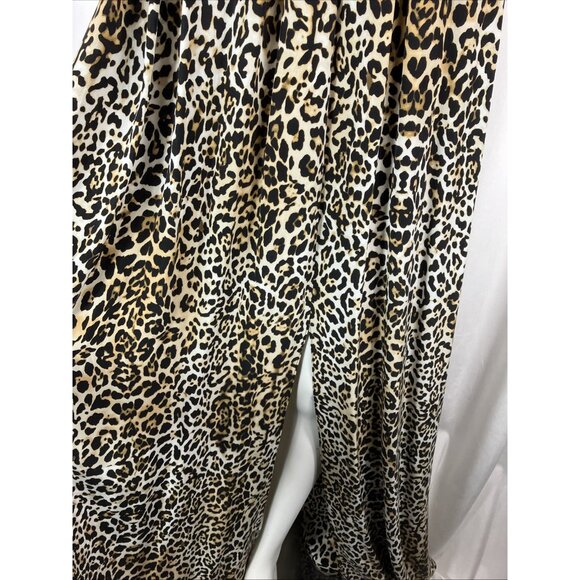 8 Rachel Zoe Silk Leopard Harness Dress - Picture 3 of 6